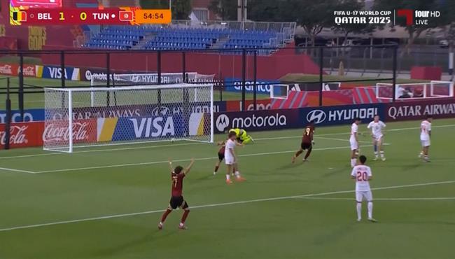 اهداف مباراة تونس وبلجيكا 0 2 كاس العالم للشباب تحت 17 عام