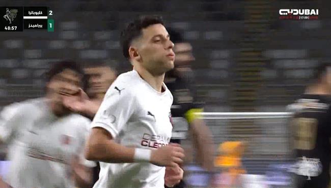 هدف احمد بلحاج الثاني في مرمي بيراميدز بكأس السوبر المصري