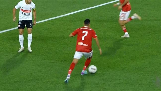 تريزيجيه كاد ان يسجل هدف رائع في مرمي الزمالك بنهائي كاس السوبر المصري