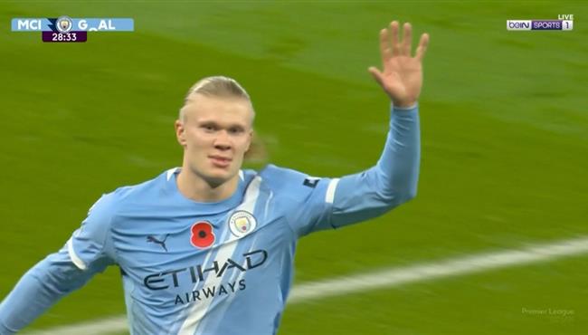 هدف هالاند في مرمي ليفربول بالدوري الانجليزي