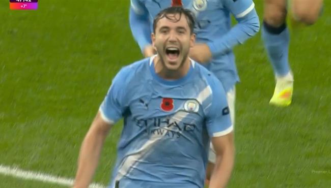 هدف مانشستر سيتي الثاني في مرمي ليفربول بالدوري الانجليزي