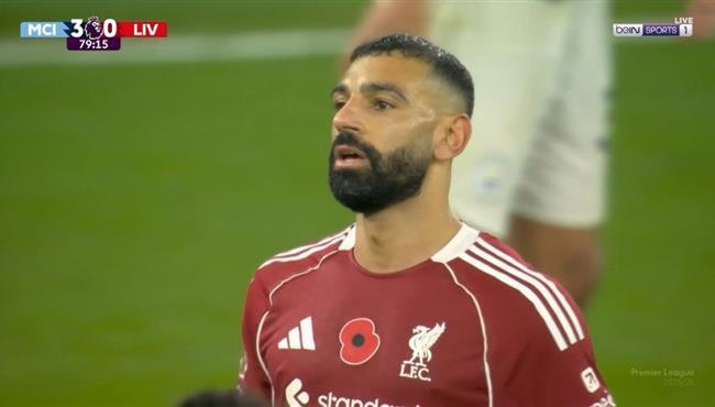 محمد صلاح يهدر هدف محقق امام مانشستر سيتي بالدوري الانجليزي