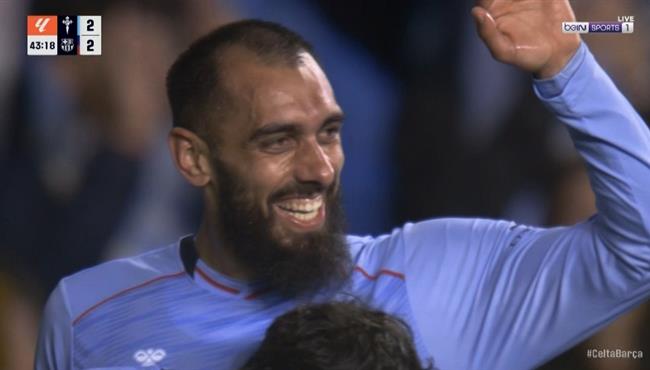 هدف تعادل سيلتا فيجو الرائع مع برشلونة 2 2 الدوري الاسباني