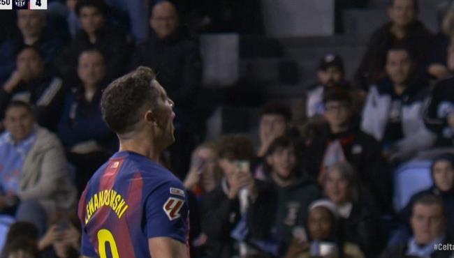 هدف ليفاندوفسكي الثالث في مرمي سيلتا فيجو بالدوري الاسباني