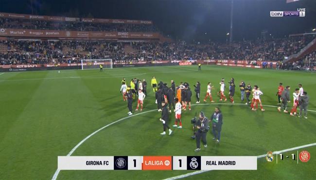 ملخص مباراة ريال مدريد وجيرونا 1 1 الدوري الاسباني