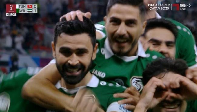 هدف فوز سوريا علي تونس 1 0 كأس العرب