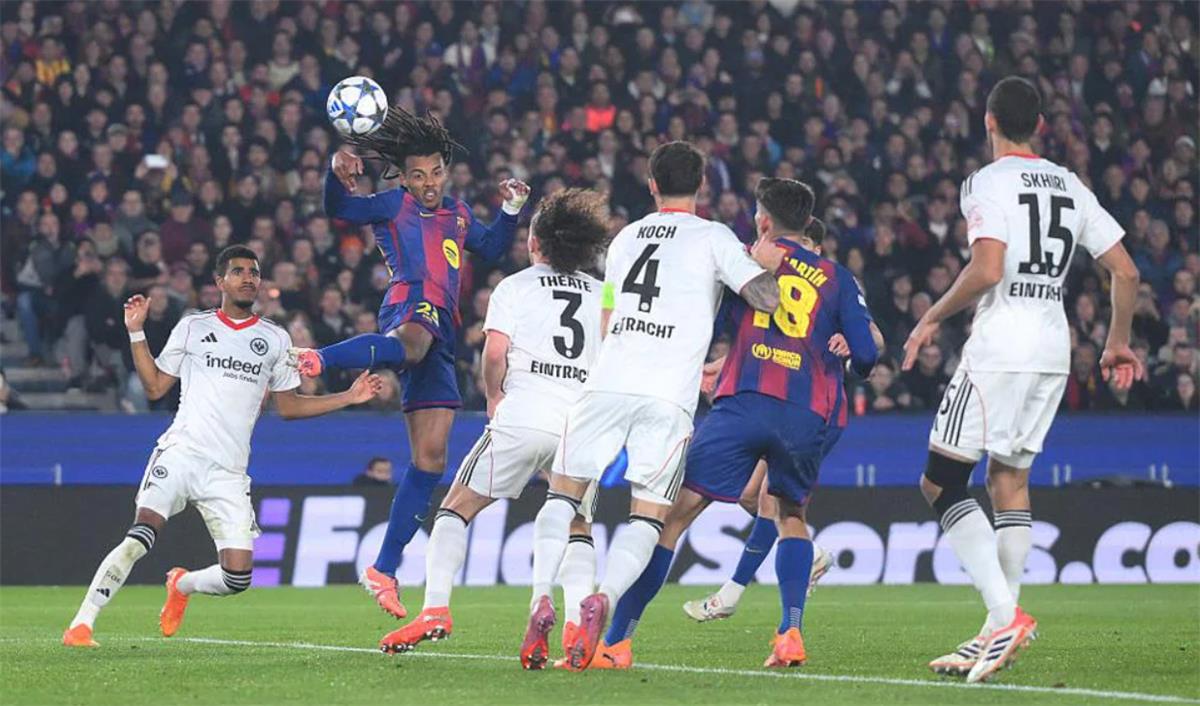 برشلونة وفرانكفورت