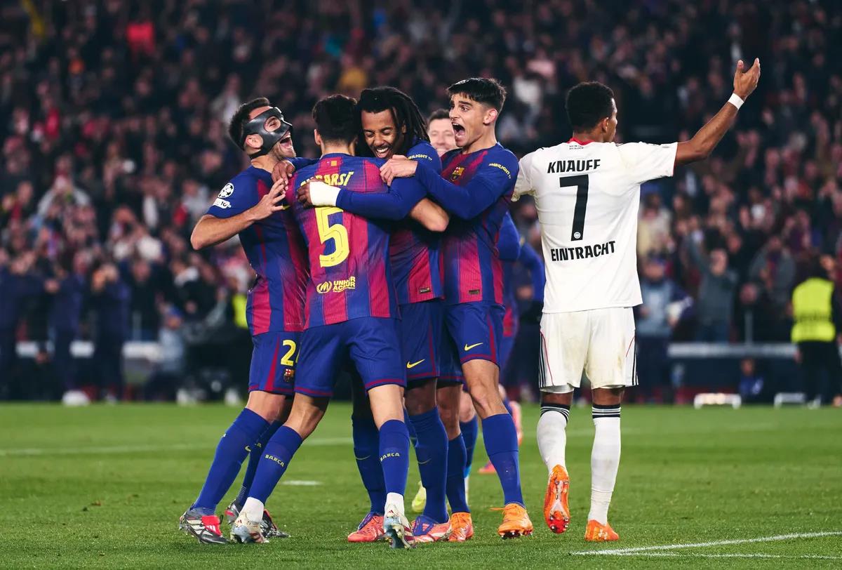 برشلونة وآينتراخت فرانكفورت