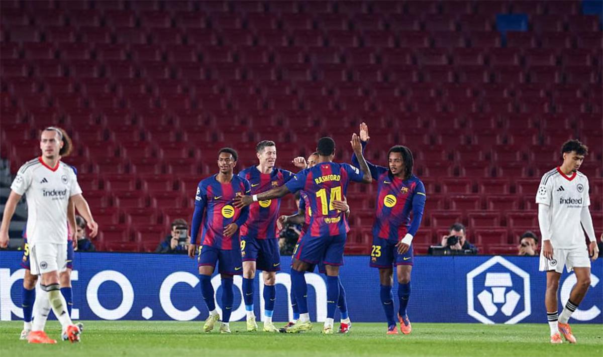 رجل مباراة برشلونة وآينتراخت فرانكفورت في دوري أبطال أوروبا