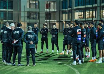 منتخب مصر يخوض مرانه بـ الكرة الرسمية لكأس أمم إفريقيا