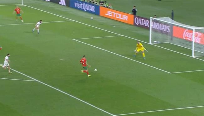 لاعب المغرب يهدر فرصه لا تصدق امام سوريا ورد فعل المدرب