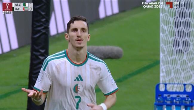 هدف الجزائر الاول في مرمي الامارات بكأس العرب