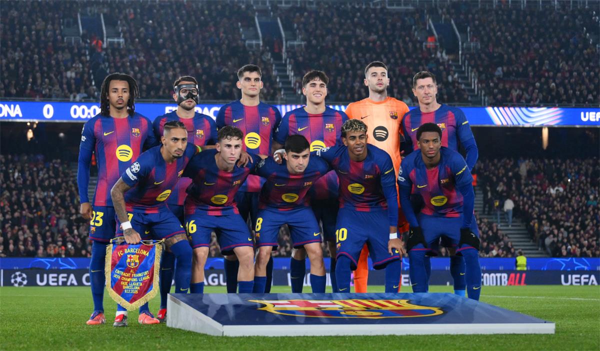 لاعبو برشلونة