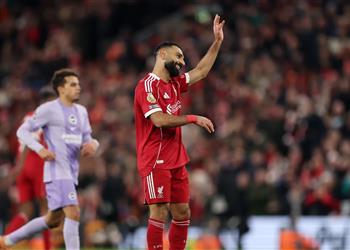 فيديو رد فعل محمد صلاح بعد فوز ليفربول على برايتون في الدوري الإنجليزي