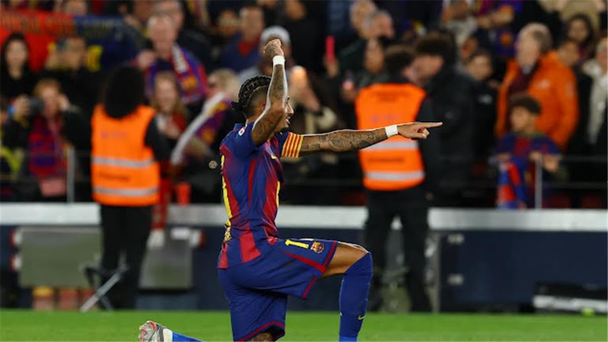 في الكورة : رافينها يسجل هدف برشونة الثاني أمام أوساسونا