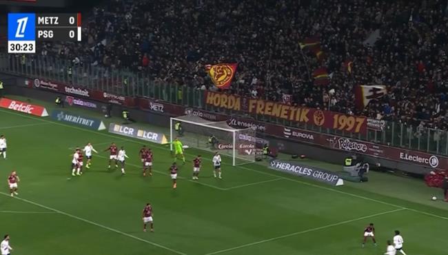 اهداف مباراة باريس سان جيرمان وميتز في الدوري الفرنسي