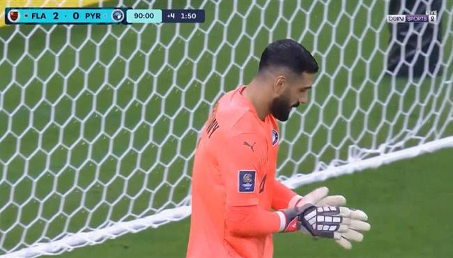 احمد الشناوي ينقذ هدف محقق لـ فلامينجو امام بيراميدز بكأس إنتركونتيننتال