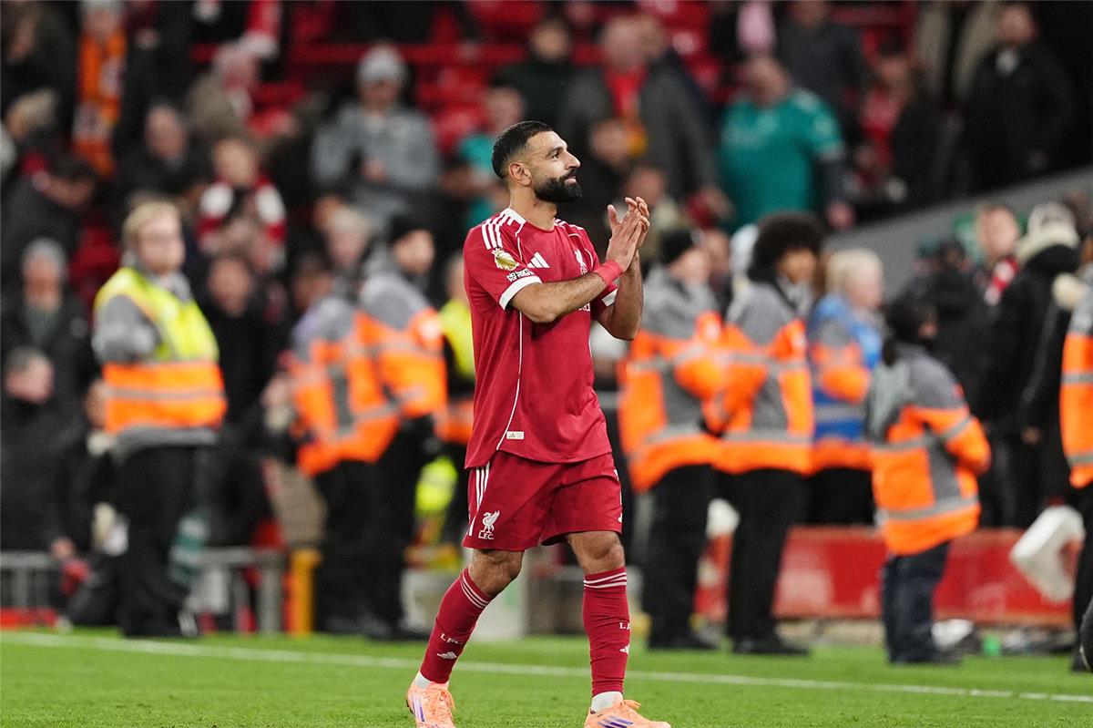 ليفربول يعلن رحيل محمد صلاح بعد مباراة برايتون