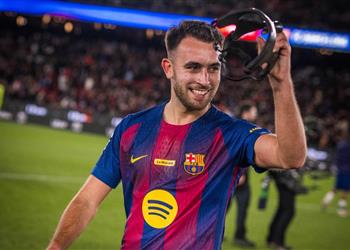 إريك جارسيا لاعب برشلونة يحل كل شيء معقد في الملعب