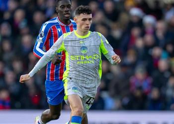 فيديو فودين يسجل هدف مانشستر سيتي الثاني أمام كريستال بالاس