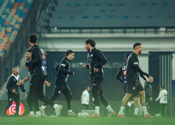 منتخب مصر يخوض مرانه باستاد القاهرة استعداد ا لمواجهة نيجيريا ودي ا
