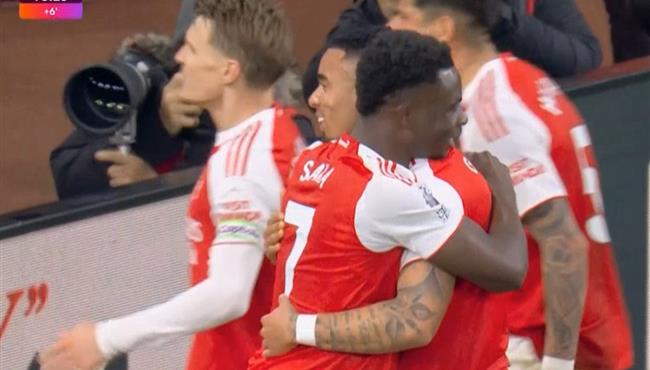 هدف فوز ارسنال القاتل علي ولفرهامبتون 2 1 الدوري الانجليزي