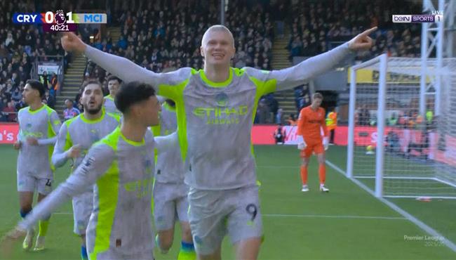 اهداف مباراة مانشستر سيتي وكريستال بالاس 3 0 الدوري الانجليزي