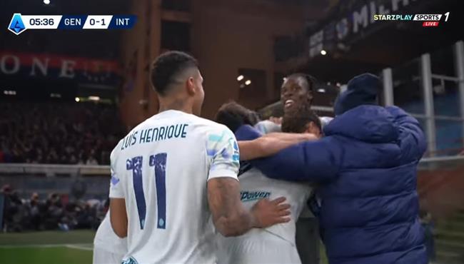 اهداف مباراة انتر ميلان وجنوي 2 1 الدوري الايطالي