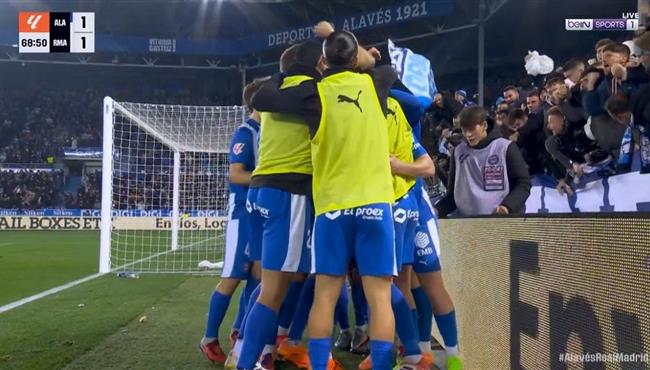 هدف تعادل ديبورتيفو الافيس مع ريال مدريد بالدوري الاسباني