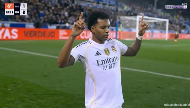 هدف رودريجو في مرمي ديبورتيفو الافيس بالدوري الاسباني