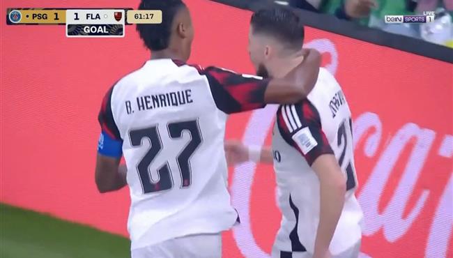 هدف تعادل فلامينجو مع باريس سان جيرمان 1 1 نهائي كأس انتركونتيننتال