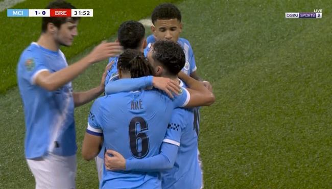 اهداف مباراة مانشستر سيتي وبرينتفورد في كأس الرابطة الانجليزية