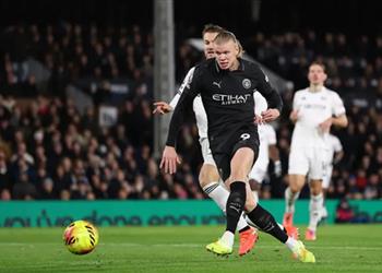 ترتيب هدافي الدوري الإنجليزي بعد هدف هالاند وثنائية فودين في مباراة مانشستر سيتي وفولهام