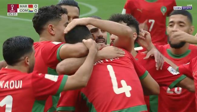 اهداف مباراة المغرب وجزر القمر 3 1 كأس العرب