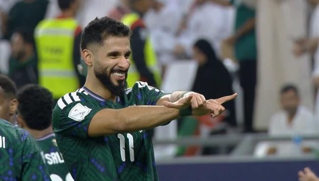 هدف صالح الشهري في مرمي عمان ورد فعل كيروش