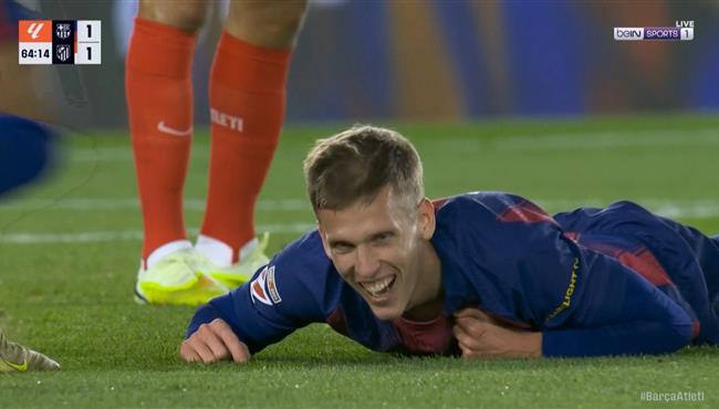 هدف برشلونة الثاني في مرمي اتلتيكو مدريد بالدوري الاسباني