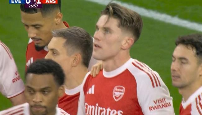 اهداف مباراة ارسنال وايفرتون في الدوري الانجليزي