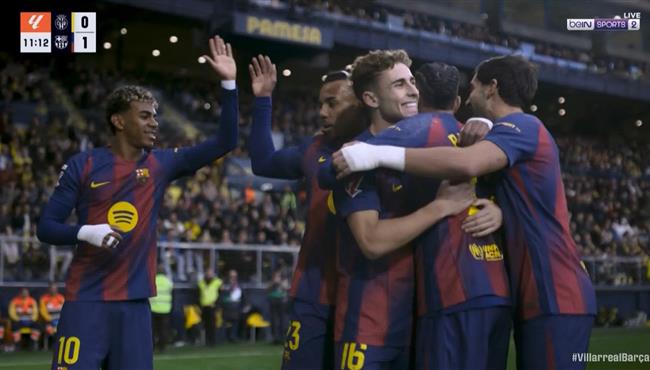 اهداف مباراة برشلونة وفياريال في الدوري الاسياني
