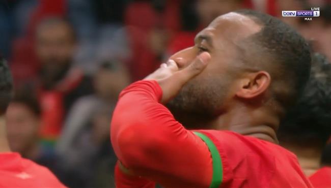 هدف أيوب الكعبي العالمي في مرمى جزر القمر بافتتاح كأس أمم إفريقيا