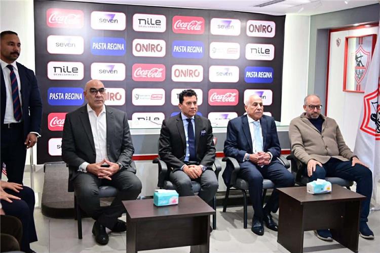 زيارة وزير الرياضة لنادي الزمالك