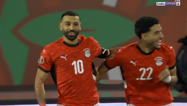هدف محمد صلاح القاتل في مرمى زيمبابوي بكأس أمم إفريقيا