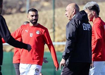 مران منتخب مصر جمل فنية وتسديد على المرمى استعداد ا لـ جنوب إفريقيا