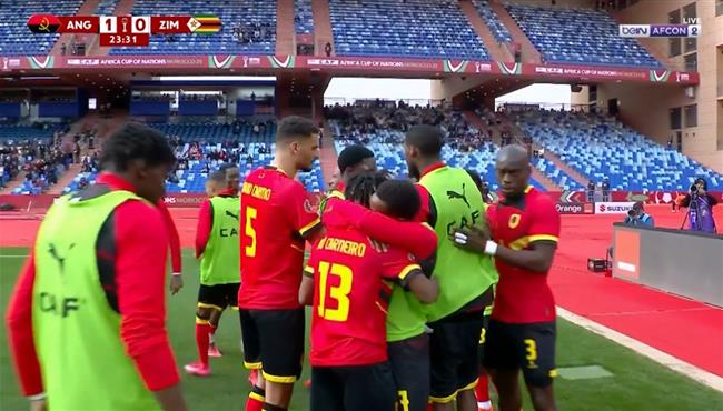 اهداف مباراة انجولا وزيمبابوي في كأس أمم أفريقيا
