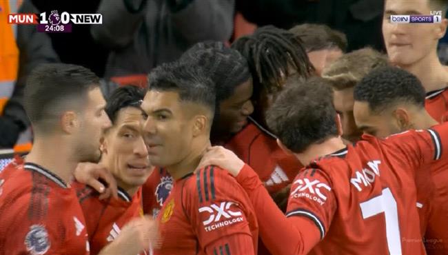 اهداف مباراة مانشستر يونايتد ونيوكاسل في الدوري الانجليزي