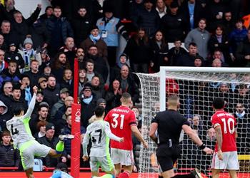 فيديو ريندرز يسجل هدف مانشستر سيتي الأول أمام نوتينجهام في الدوري الإنجليزي