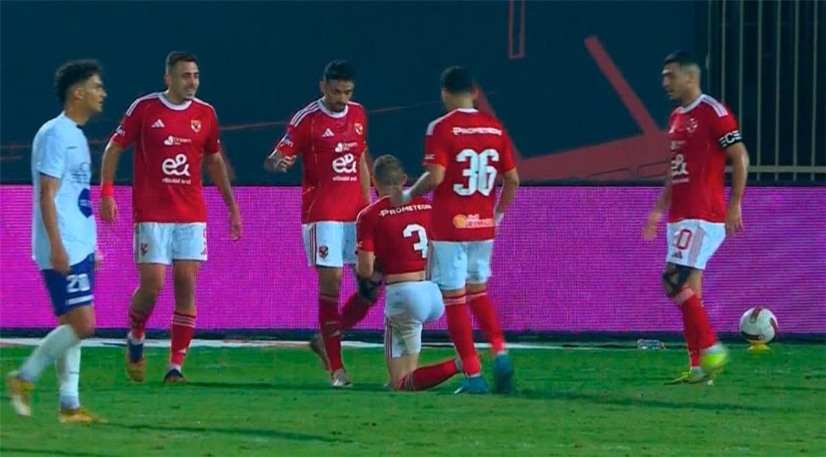 في الكورة : فيديو | بتصويبة رائعة.. عمر كمال يسجل هدف الأهلي الأول أمام المصرية للاتصالات