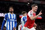 فيديو | آرسنال يفوز على برايتون ويتصدر جدول ترتيب الدوري الإنجليزي