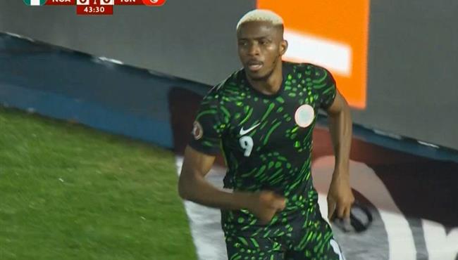 هدف فيكتور اوسيمين في مرمي تونس بكأس أمم أفريقيا