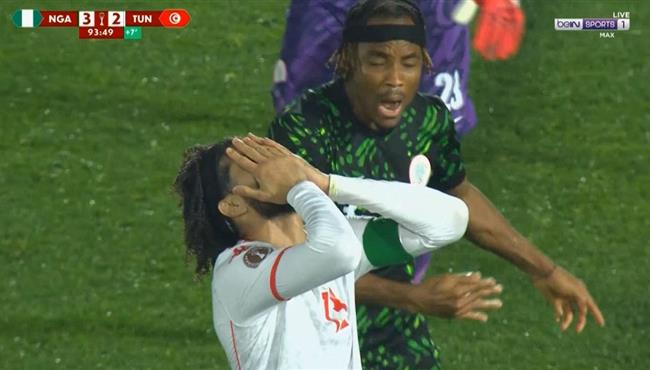 فرجاني ساسي يهدر فرصه هدف تعادل قاتل امام نيجيريا