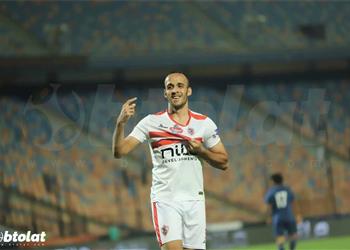فيديو ناصر منسي يسجل هدف الزمالك الأول أمام بلدية المحلة في كأس مصر
